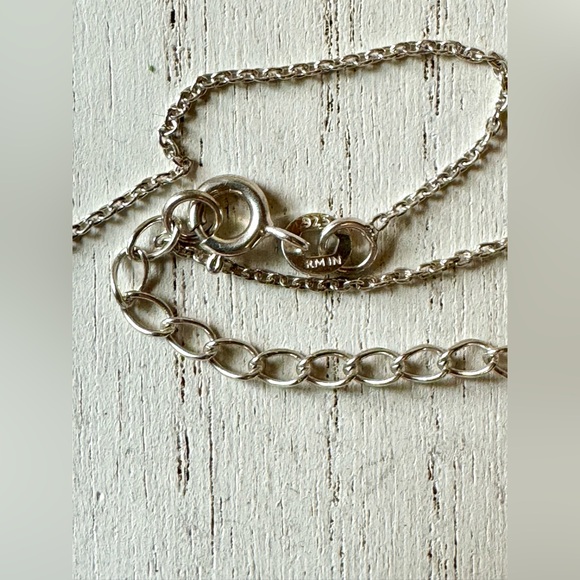 925 Sterling Silver Round Number “1” Pendant - Picture 3 of 5